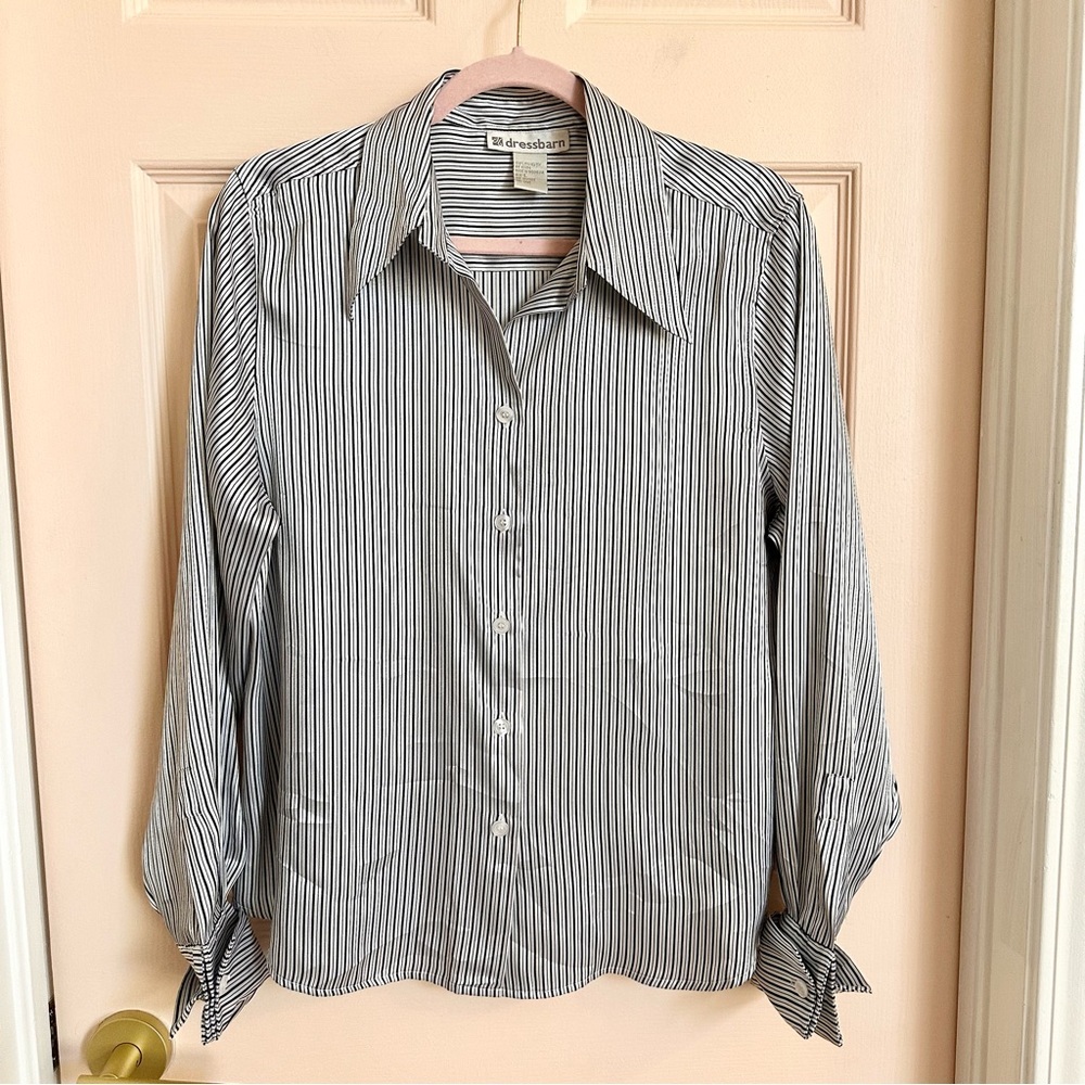 Striped dress barn button up